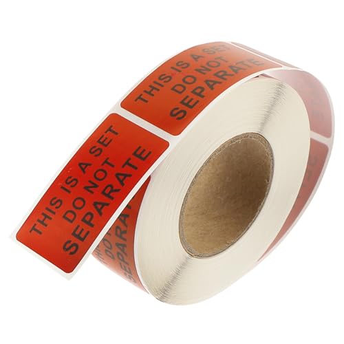 HOMSFOU Warnaufkleber Paketetiketten Selbstklebend Starke Haftung Warnhinweis Do Not Separate Versand Warnsticker für Transport und Industrie HOMSFOU Warnaufkleber Paketetiketten Selbstklebend Starke Haftung Warnhinweis Do Not Separate Versand Warnsticker für Transport und Industrie von HOMSFOU