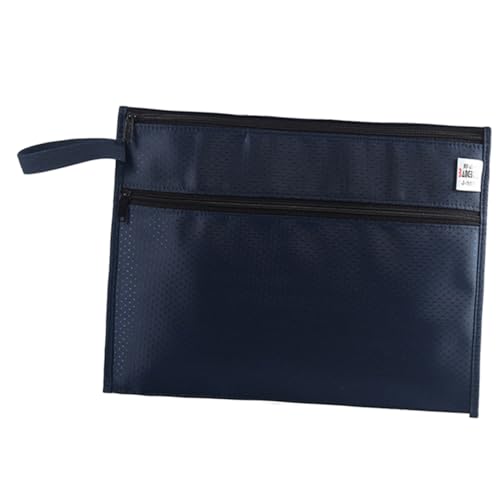 HOMSFOU Wasserdichte Dokumententasche Zipper Beutel für Schule Büro und Reisen Robuster Dateiorganisator aus Oxford Praktischer Dateispeicherbeutel für Wichtige Unterlagen HOMSFOU Wasserdichte Dokumententasche Zipper Beutel für Schule Büro und Reisen Robuster Dateiorganisator aus Oxford Praktischer Dateispeicherbeutel für Wichtige Unterlagen von HOMSFOU