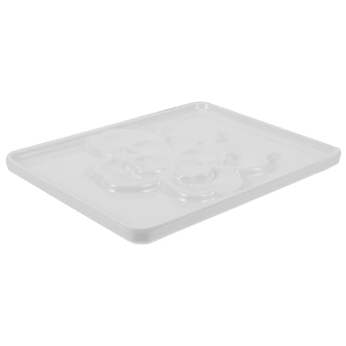HOMSFOU Wasserfarben Palette Leere Mischpalette für Aquarell und Acrylfarben Mischtablett Einfach zu Reinigen Lagern Künstler und DIY Projekte von HOMSFOU