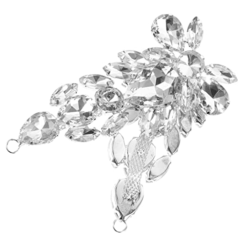 HOMSFOU Wassertropfen Hochzeitskleid Braut- Applikationen Verzierungen Strass Dekorative Kleidung Strasssteine aufnähen Kleiderdekoration Accessoires Applique Patches Silber- HOMSFOU Wassertropfen Hochzeitskleid Braut- Applikationen Verzierungen Strass Dekorative Kleidung Strasssteine aufnähen Kleiderdekoration Accessoires Applique Patches Silber- von HOMSFOU