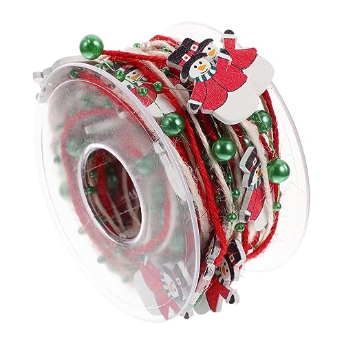 HOMSFOU Weihnachten Schneemann Dekorationsbänder Roll Einzigartige Weihnachtsgeschenkbänder Für Festliche Dekorationen Party Und Geschenkverpackung Zubehör von HOMSFOU