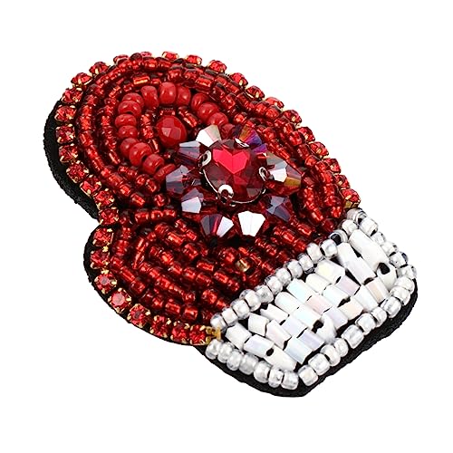 HOMSFOU Weihnachtlicher Bestickter Patch Roter Handschuh Langlebiger Stoffaufnäher für Kleidung Diy Applikation zum Aufbügeln für Jacken Hüte Rucksäcke und Weihnachtsdeko HOMSFOU Weihnachtlicher Bestickter Patch Roter Handschuh Langlebiger Stoffaufnäher für Kleidung Diy Applikation zum Aufbügeln für Jacken Hüte Rucksäcke und Weihnachtsdeko von HOMSFOU