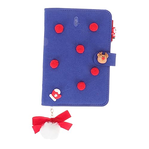 HOMSFOU Weihnachtliches Notizbuch Mädchen Cartoon Filzcover Tagebuch Liniert Planer für Schüler Organizer Priorisierung Spaß HOMSFOU Weihnachtliches Notizbuch Mädchen Cartoon Filzcover Tagebuch Liniert Planer für Schüler Organizer Priorisierung Spaß von HOMSFOU