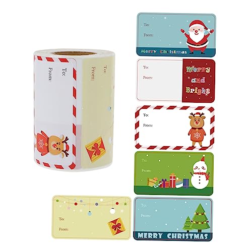 HOMSFOU Weihnachtsaufkleber Selbstklebend Cartoon Muster Geschenkversiegelung Aufkleber DIY Label Sticker für Geschenkverpackung Umschläge Hochzeitseinladungen Weihnachtsdeko HOMSFOU Weihnachtsaufkleber Selbstklebend Cartoon Muster Geschenkversiegelung Aufkleber DIY Label Sticker für Geschenkverpackung Umschläge Hochzeitseinladungen Weihnachtsdeko von HOMSFOU