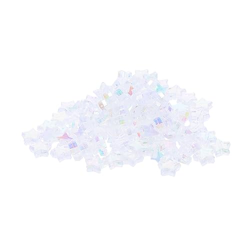 HOMSFOU Weiße Sternförmige Acrylperlen zum Auffädeln Leichte DIY Schmuckperlen für Armbänder Halsketten Ohrringe Transparent Dekorative Spacer Beads für Kreative Bastelprojekte HOMSFOU Weiße Sternförmige Acrylperlen zum Auffädeln Leichte DIY Schmuckperlen für Armbänder Halsketten Ohrringe Transparent Dekorative Spacer Beads für Kreative Bastelprojekte von HOMSFOU