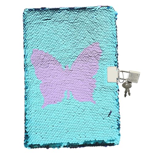 HOMSFOU Wendbares Sequin Notizbuch mit Schloss Dekoratives Tagebuch für Mädchen und Glitzernder Umschlag Liniert für Tagebuch Reise Kreative Schreibideen HOMSFOU Wendbares Sequin Notizbuch mit Schloss Dekoratives Tagebuch für Mädchen und Glitzernder Umschlag Liniert für Tagebuch Reise Kreative Schreibideen von HOMSFOU