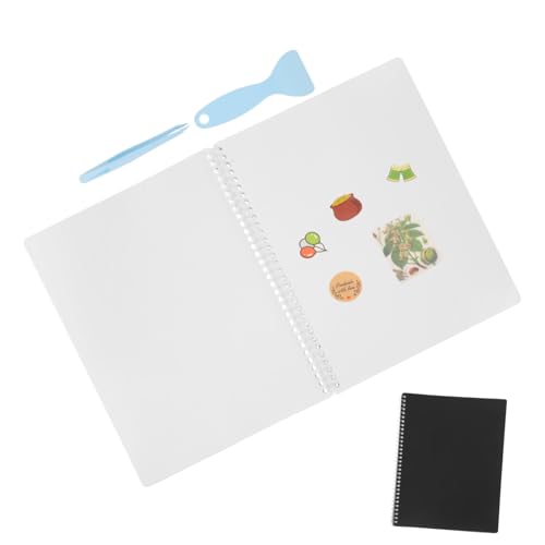 HOMSFOU Wiederverwendbares Stickerbuch Set Praktisches Aufkleber-sammelalbum Für Junge Mädchen Und Erwachsene Großer Organizer Mit Viel Raum Für Sticker Leeres Notizbuch Für Kreative HOMSFOU Wiederverwendbares Stickerbuch Set Praktisches Aufkleber-sammelalbum Für Junge Mädchen Und Erwachsene Großer Organizer Mit Viel Raum Für Sticker Leeres Notizbuch Für Kreative von HOMSFOU