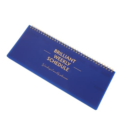 HOMSFOU Wochenplaner Agenda bürobedarf zeitmanagement Zeitplan Schreibtischplaner Aufgabenheft Tagesplaner-Notizbuch Wöchentlicher Notizblock horizontaler Planer Wochenkalender Eisen Blue HOMSFOU Wochenplaner Agenda bürobedarf zeitmanagement Zeitplan Schreibtischplaner Aufgabenheft Tagesplaner-Notizbuch Wöchentlicher Notizblock horizontaler Planer Wochenkalender Eisen Blue von HOMSFOU