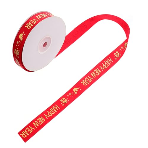 HOMSFOU Year Geschenkband Polyester Dekoband DIY Schleifenband für Geschenkverpackung Candy und Kuchen Dekoration Langlebig und Vielseitig für Neujahrsfeiern HOMSFOU Year Geschenkband Polyester Dekoband DIY Schleifenband für Geschenkverpackung Candy und Kuchen Dekoration Langlebig und Vielseitig für Neujahrsfeiern von HOMSFOU