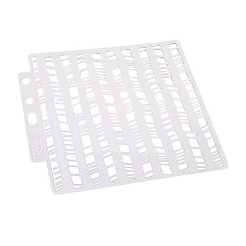 HOMSFOU Zeichenschablonen mit Vielfältigen Mustern Wiederverwendbare Schablonen für DIY Handwerk Scrapbooking und Malen von HOMSFOU