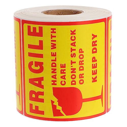 HOMSFOU Zerbrechlich Vorsicht Label Aufkleber Selbstklebend für Umzugskartons und Empfindliche Ware für Sicheren Versand und Sorgfältige Handhabung HOMSFOU Zerbrechlich Vorsicht Label Aufkleber Selbstklebend für Umzugskartons und Empfindliche Ware für Sicheren Versand und Sorgfältige Handhabung von HOMSFOU