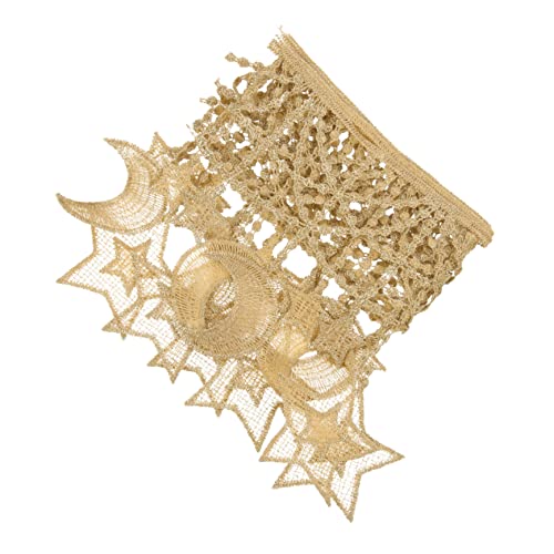 HOMSFOU Ziehen Sie Spitzenzubehör an breite Spitze metallisch Spitzenbesatz mit Quaste Goldrand Stickerei Nähen Spitze handgefertigte Spitzenbesatz Kleidungszubehör Polyester Golden HOMSFOU Ziehen Sie Spitzenzubehör an breite Spitze metallisch Spitzenbesatz mit Quaste Goldrand Stickerei Nähen Spitze handgefertigte Spitzenbesatz Kleidungszubehör Polyester Golden von HOMSFOU