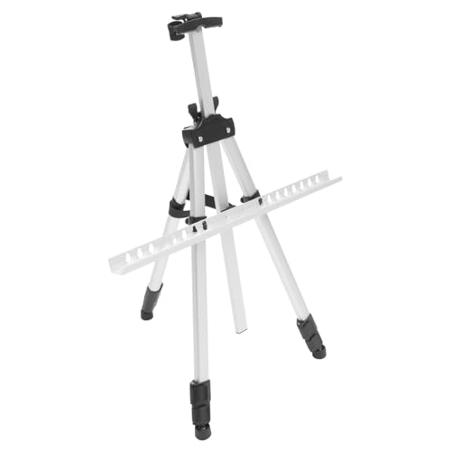 HOMSFOU Zusammenklappbare Staffelei tripod terassenliege messestand eine staffelei schaukasten Ausstellungsständer Staffeleien zeigen Vorräte ziehen Malerständer für den Haushalt Polyester von HOMSFOU