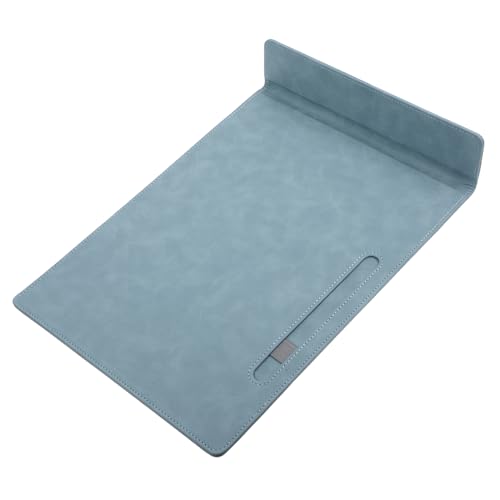 HOMSFOU Zwischenablage Multifunktions-Klemmbrett Büro Die wasserdicht falten tragbares Schreib-Klemmbrett Konferenz-Schreibtafel Schreibunterlage Organisator für Papierakten Magnet Blau von HOMSFOU