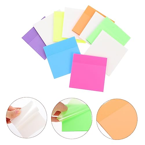 HOMSFOU aus Hochwertigem Pet Farbige Fluoreszierende Index Sticker Selbstklebende Notizzettel für Schüler Schule und Büro HOMSFOU aus Hochwertigem Pet Farbige Fluoreszierende Index Sticker Selbstklebende Notizzettel für Schüler Schule und Büro von HOMSFOU