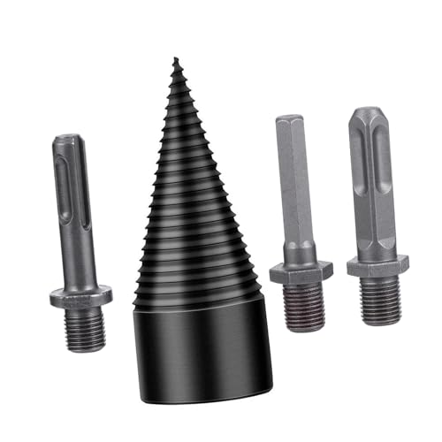 HOMSFOU bohren holzspaltbohrer power tools Schraubendreherbohrer Elektroholzspalter drill bits Holzbearbeitung Treiber schwer Bohrer für Holzarbeiter Holzbohrer spalten Stahl Black HOMSFOU bohren holzspaltbohrer power tools Schraubendreherbohrer Elektroholzspalter drill bits Holzbearbeitung Treiber schwer Bohrer für Holzarbeiter Holzbohrer spalten Stahl Black von HOMSFOU