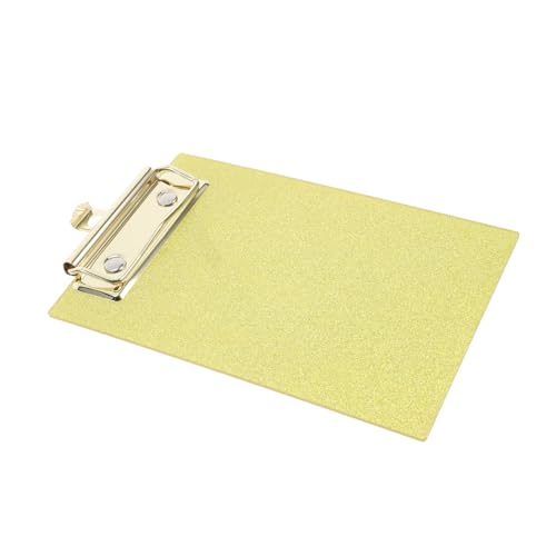 HOMSFOU große Zwischenablage Acryl Klemmbrett Büro Klemmbrett Gelbes Clipboard Klemmbrett für Restaurants Klemmbrett süße Klemmbretter für Frauen Mini-Zwischenablage Metall Yellow HOMSFOU große Zwischenablage Acryl Klemmbrett Büro Klemmbrett Gelbes Clipboard Klemmbrett für Restaurants Klemmbrett süße Klemmbretter für Frauen Mini-Zwischenablage Metall Yellow von HOMSFOU