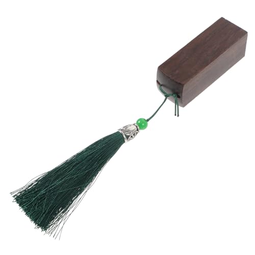 HOMSFOU hölzernes Siegel handgefertigt Basteln graviert Gravieren Namensstempel aus Holz handgemachter Namensstempel DIY Holzstempel Schnitzzubehör Schnur Coffee von HOMSFOU