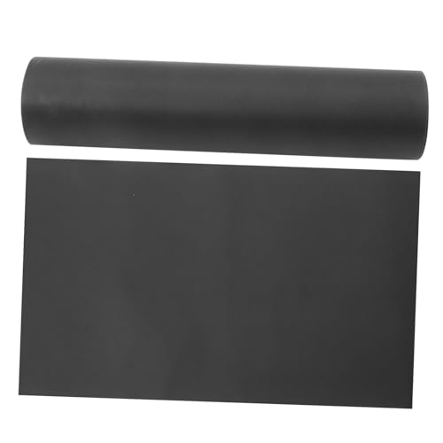 HOMSFOU schwarze Kraftpapierrolle floristenbedarf Straußzubehör Blumenarrangementpapier Kraftblumenpapier Blumenwickelpapier Blumenstraußpapier schwarzes Blumenstrauß-Geschenkpapier von HOMSFOU