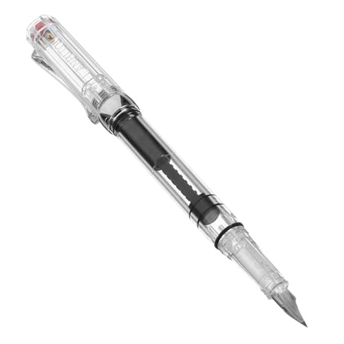 HOMSFOU transparenter Stift Füllfederhalter Beschriftungsstifte Schreiben Spitze Bußgeld tragbare Zeichenstifte Büro Stift Tintenstift Füller -Schild-Stifte Stahl HOMSFOU transparenter Stift Füllfederhalter Beschriftungsstifte Schreiben Spitze Bußgeld tragbare Zeichenstifte Büro Stift Tintenstift Füller -Schild-Stifte Stahl von HOMSFOU
