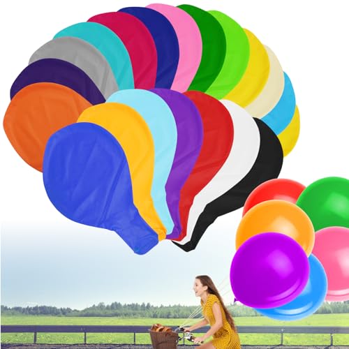 HOMURY 20 Stück Bunt Luftballon Groß XXL/36 Zoll, Riesenluftballons Maximaler Durchmesser 90 cm, Luftballon Gross, Riesige Latex Ballon für Hochzeiten, Geburtstagsfeiern (Zufällige Farbe) von HOMURY