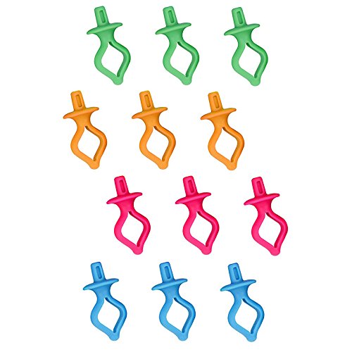 HONEYSEW 12 Stück Bobbin Buddies Spulenhalter Nähmaschinenzubehör für Spulen in Vier Farben HONEYSEW 12 Stück Bobbin Buddies Spulenhalter Nähmaschinenzubehör für Spulen in Vier Farben von HONEYSEW