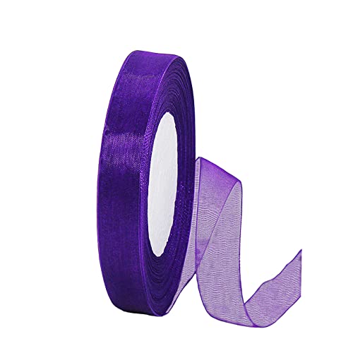 45m Organzaband Lila 15mm Breit Chiffo Geschenkband,Transparentes Organza Bänder Chiffonband Schleifenband Dekoband Geschenkverpackung Deko Band Tüllband für Weihnachten Hochzeit Taufe Geburtstag 45m Organzaband Lila 15mm Breit Chiffo Geschenkband,Transparentes Organza Bänder Chiffonband Schleifenband Dekoband Geschenkverpackung Deko Band Tüllband für Weihnachten Hochzeit Taufe Geburtstag von HONGCI