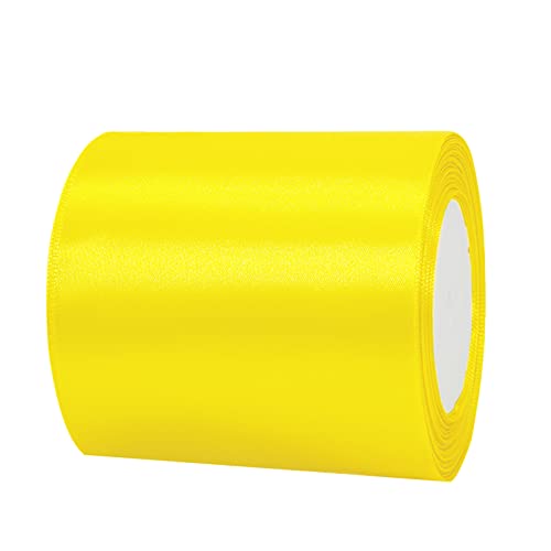 22m Satinband Geschenkband Gelb 100mm Breit,Auto Seidenband Gelb Dick Schleifenband Satin Dekoband Geschenkverpackung Deko Band Stoffband für Halloween Weihnachten Hochzeit Taufe Geburtstag DIY 22m Satinband Geschenkband Gelb 100mm Breit,Auto Seidenband Gelb Dick Schleifenband Satin Dekoband Geschenkverpackung Deko Band Stoffband für Halloween Weihnachten Hochzeit Taufe Geburtstag DIY von HONGCI