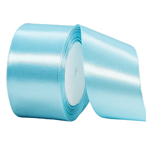22m Satinband Geschenkband Hellblau 50mm Breit,Auto Seidenband Dick Schleifenband Satin Dekoband Geschenkverpackung Deko Band Stoffband für Halloween Weihnachten Hochzeit Taufe Geburtstag DIY 22m Satinband Geschenkband Hellblau 50mm Breit,Auto Seidenband Dick Schleifenband Satin Dekoband Geschenkverpackung Deko Band Stoffband für Halloween Weihnachten Hochzeit Taufe Geburtstag DIY von HONGCI