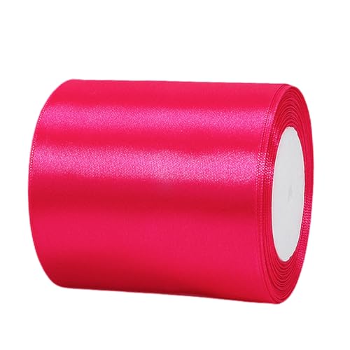 22m Satinband Geschenkband Hot Pink 100mm Breit,Seidenband Hot Pink Schleifenband Satin Dekoband Geschenkverpackung Deko Band Stoffband für Halloween Weihnachten Hochzeit Taufe Geburtstag DIY-Handwerk 22m Satinband Geschenkband Hot Pink 100mm Breit,Seidenband Hot Pink Schleifenband Satin Dekoband Geschenkverpackung Deko Band Stoffband für Halloween Weihnachten Hochzeit Taufe Geburtstag DIY-Handwerk von HONGCI