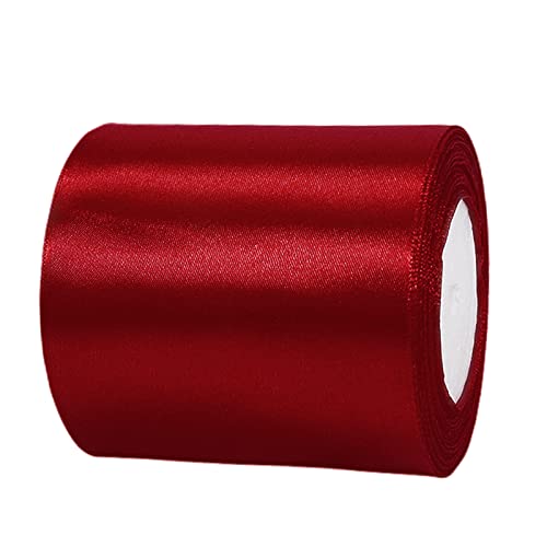 22m Satinband Geschenkband Weinrot 100mm Breit,Auto Seidenband Dick Schleifenband Satin Dekoband Geschenkverpackung Deko Band Stoffband für Halloween Weihnachten Hochzeit Taufe Geburtstag DIY 22m Satinband Geschenkband Weinrot 100mm Breit,Auto Seidenband Dick Schleifenband Satin Dekoband Geschenkverpackung Deko Band Stoffband für Halloween Weihnachten Hochzeit Taufe Geburtstag DIY von HONGCI