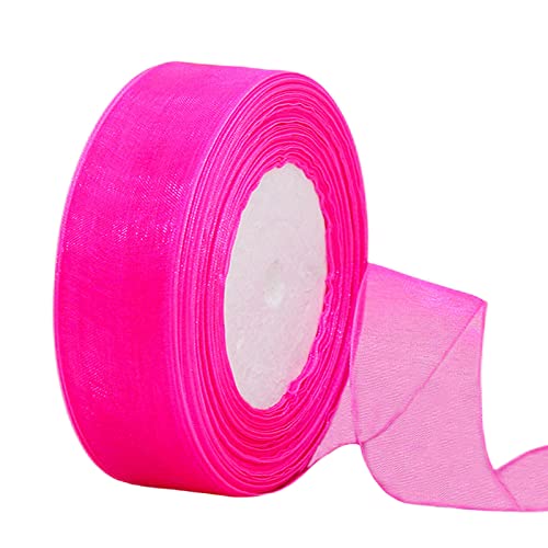 45m Organzaband Rose 38mm Breit Chiffo Geschenkband,Transparentes Organza Bänder Chiffonband Schleifenband Dekoband Geschenkverpackung Deko Band Tüllband für Weihnachten Hochzeit Taufe Geburtstag 45m Organzaband Rose 38mm Breit Chiffo Geschenkband,Transparentes Organza Bänder Chiffonband Schleifenband Dekoband Geschenkverpackung Deko Band Tüllband für Weihnachten Hochzeit Taufe Geburtstag von HONGCI