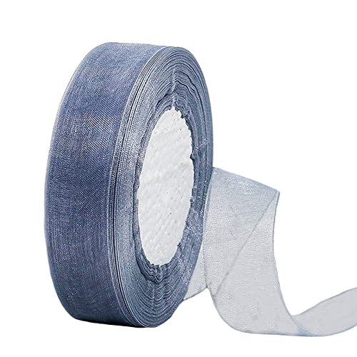 45m Organzaband Grau 25mm Breit Chiffo Geschenkband,Transparentes Organza Bänder Chiffonband Schleifenband Dekoband Geschenkverpackung Deko Band Tüllband für Weihnachten Hochzeit Taufe Geburtstag 45m Organzaband Grau 25mm Breit Chiffo Geschenkband,Transparentes Organza Bänder Chiffonband Schleifenband Dekoband Geschenkverpackung Deko Band Tüllband für Weihnachten Hochzeit Taufe Geburtstag von HONGCI