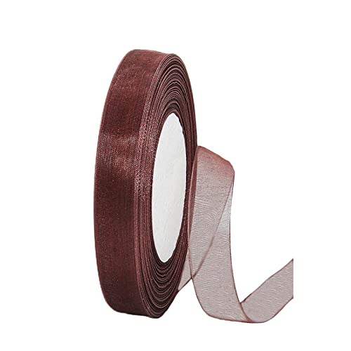45m Organzaband Kaffee 15mm Breit Chiffo Geschenkband,Transparentes Organza Bänder Chiffonband Schleifenband Dekoband Geschenkverpackung Deko Band Tüllband für Weihnachten Hochzeit Taufe Geburtstag 45m Organzaband Kaffee 15mm Breit Chiffo Geschenkband,Transparentes Organza Bänder Chiffonband Schleifenband Dekoband Geschenkverpackung Deko Band Tüllband für Weihnachten Hochzeit Taufe Geburtstag von HONGCI