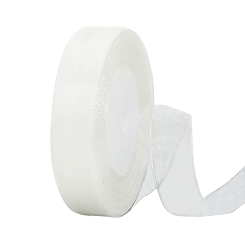 45m Organzaband Weiß 20mm Breit Chiffo Geschenkband,Transparentes Organza Bänder Chiffonband Schleifenband Dekoband Geschenkverpackung Deko Band Tüllband für Weihnachten Hochzeit Taufe Geburtstag 45m Organzaband Weiß 20mm Breit Chiffo Geschenkband,Transparentes Organza Bänder Chiffonband Schleifenband Dekoband Geschenkverpackung Deko Band Tüllband für Weihnachten Hochzeit Taufe Geburtstag von HONGCI