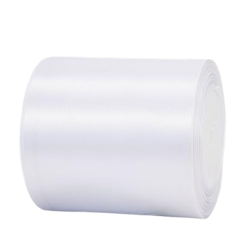 100mm Breit 22m Satinband Geschenkband Weiß 100mm Breit,Auto Seidenband Weiß Dick Schleifenband Satin Dekoband Geschenkverpackung Deko Band Stoffband für Halloween Weihnachten Hochzeit Geburtstag 100mm Breit 22m Satinband Geschenkband Weiß 100mm Breit,Auto Seidenband Weiß Dick Schleifenband Satin Dekoband Geschenkverpackung Deko Band Stoffband für Halloween Weihnachten Hochzeit Geburtstag von HONGCI
