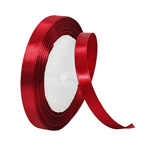 22m Satinband Geschenkband Weinrot 10mm Breit,Seidenband Dick Schleifenband Satin Dekoband Geschenkverpackung Deko Band Stoffband für Halloween Weihnachten Hochzeit Taufe Geburtstag DIY-Handwerk 22m Satinband Geschenkband Weinrot 10mm Breit,Seidenband Dick Schleifenband Satin Dekoband Geschenkverpackung Deko Band Stoffband für Halloween Weihnachten Hochzeit Taufe Geburtstag DIY-Handwerk von HONGCI