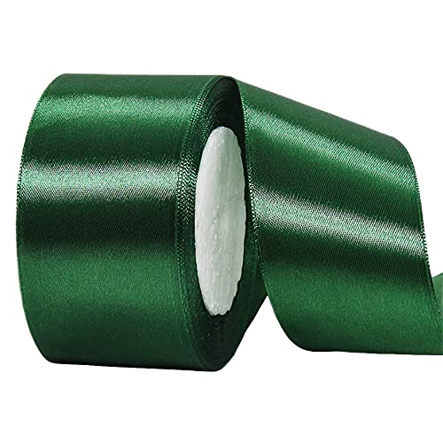 22m Satinband Geschenkband Dunkel Grün 50mm Breit,Auto Seidenband Dick Schleifenband Satin Dekoband Geschenkverpackung Deko Band Stoffband für Halloween Weihnachten Hochzeit Taufe Geburtstag DIY 22m Satinband Geschenkband Dunkel Grün 50mm Breit,Auto Seidenband Dick Schleifenband Satin Dekoband Geschenkverpackung Deko Band Stoffband für Halloween Weihnachten Hochzeit Taufe Geburtstag DIY von HONGCI