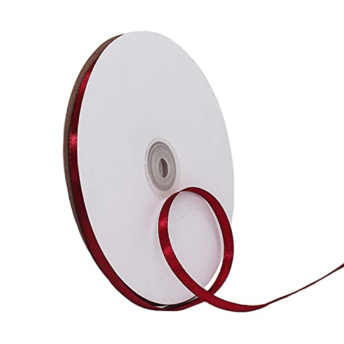 91m Satinband Geschenkband Weinrot 6mm Breit,Seidenband Luftballon Band Dick Schleifenband Satin Dekoband Geschenkverpackung Deko Band Stoffband für 91m Satinband Geschenkband Weinrot 6mm Breit,Seidenband Luftballon Band Dick Schleifenband Satin Dekoband Geschenkverpackung Deko Band Stoffband für von HONGCI