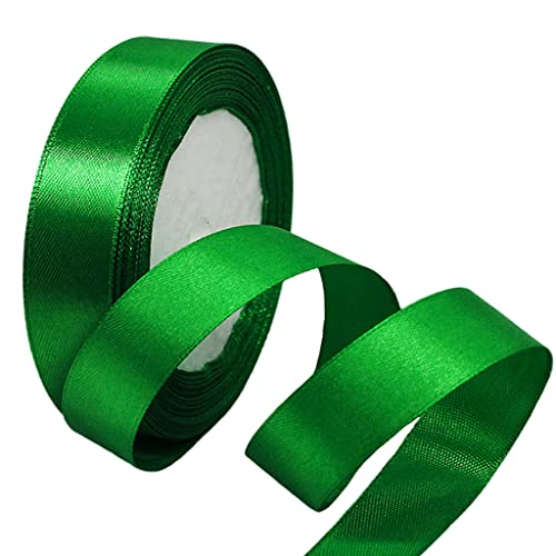 22m Satinband Geschenkband Weiß 20mm Breit,Seidenband Weiß Dick Schleifenband Satin Dekoband Geschenkverpackung Deko Band Stoffband für Halloween Weihnachten Hochzeit Taufe Geburtstag DIY-Handwerk von HONGCI