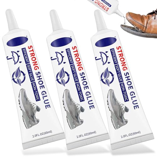 Schuhkleber Extra Stark Wasserfest, Schuhsohlenkleber, Alleskleber, Leder kleber, Textilkleber, Absatzkleber, für Schuhe, Sportschuhe, Lederschuhe, Stiefel, Sandalen (6.0FL.OZ/Am Beliebtesten) von HONGECB