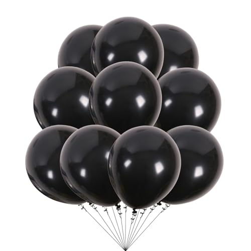30 Stück schwarze Geburtstagsparty-Luftballons, Dekorationspaket, 30,5 cm, Latex-Luftballons für Geburtstag, Babyparty, Hochzeit, Veranstaltungen, helle Dekoration, DIY-Girlanden, Feiern, Partyzubehör 30 Stück schwarze Geburtstagsparty-Luftballons, Dekorationspaket, 30,5 cm, Latex-Luftballons für Geburtstag, Babyparty, Hochzeit, Veranstaltungen, helle Dekoration, DIY-Girlanden, Feiern, Partyzubehör von HONGP