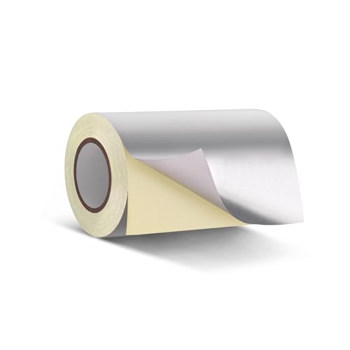 HONGTAISHENG Alu Klebeband, Hitzebeständiges Aluminium Klebeband zum Reparieren von Metalloberflächen, 119mm x 15m Wasserdichtes Selbstklebend für Kanäle, Klimaanlagen, Lüftungsschlitze, Dicke 0.1mm HONGTAISHENG Alu Klebeband, Hitzebeständiges Aluminium Klebeband zum Reparieren von Metalloberflächen, 119mm x 15m Wasserdichtes Selbstklebend für Kanäle, Klimaanlagen, Lüftungsschlitze, Dicke 0.1mm von HONGTAISHENG