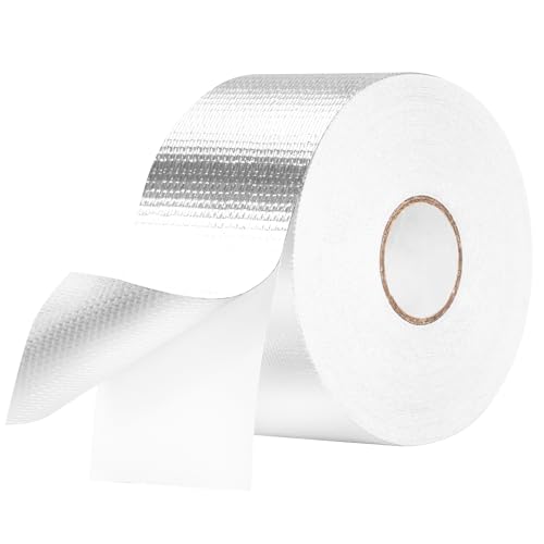 HONGTAISHENG Aluminium Klebeband, 57mm x 50m Wasserdichtes Alu Klebeband, Hitzebeständiges Selbstklebeband zum Abdichten Reparieren, Panzertape Verstärkt mit Einem Glasgittergewebe HONGTAISHENG Aluminium Klebeband, 57mm x 50m Wasserdichtes Alu Klebeband, Hitzebeständiges Selbstklebeband zum Abdichten Reparieren, Panzertape Verstärkt mit Einem Glasgittergewebe von HONGTAISHENG