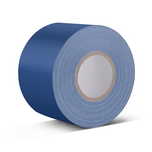 HONGTAISHENG Premium Gewebeband, Wasserfest Gaffa Tape, Panzerband Extra Stark, Panzertape Blau für Innen & Außen Gewebeverstärktes Klebeband, 58mm x 20m von HONGTAISHENG