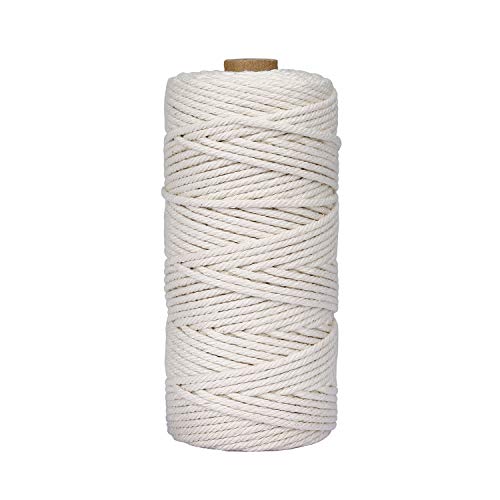 Makramee Garn 3 mm x 100 m Baumwollgarn Baumwollkordel für DIY Handwerk Basteln Wand Aufhängung Pflanze Aufhänger Makramee Garn 3 mm x 100 m Baumwollgarn Baumwollkordel für DIY Handwerk Basteln Wand Aufhängung Pflanze Aufhänger von HONGXIN-SHOP