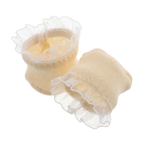 HONITANO 1 Paar Puppenzubehör Puppensocken Reborn Puppen Kleidung Puppen Stofftierkleidung Puppenstrumpfset Stoffpuppen Kleidung Puppenaccessoires Puppenkostümzubehör Polyester von HONITANO