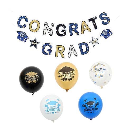 HONITANO 1 Satz Abschluss Ziehen Flagge Ballon Heliumballon-kit -banner Ballonständer Ballongirland -kit Abschlussballons 2022 Ballongirlande Abschlussfeier Dekorationen 2022 Emulsion HONITANO 1 Satz Abschluss Ziehen Flagge Ballon Heliumballon-kit -banner Ballonständer Ballongirland -kit Abschlussballons 2022 Ballongirlande Abschlussfeier Dekorationen 2022 Emulsion von HONITANO
