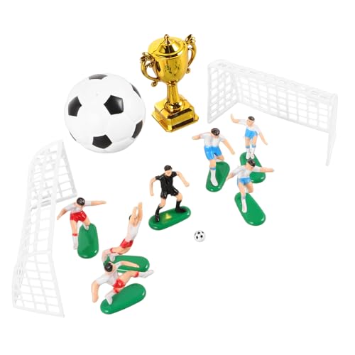 HONITANO 1 Satz Fußballmodell Trophäe für puppenhauszubehör Miniatur-Fußball-Kuchendekor Party Tortendekoration zum Thema Fußball Miniatur-Fußball- Wiederverwendbar von HONITANO