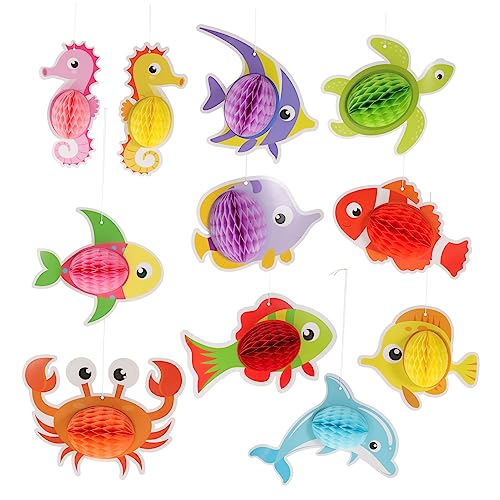 HONITANO 1 Satz Meerestier-Set kinderzimmerdeko Room Decoration mitbringsel für Kindergeburtstag geburtstagsdeko Set handmass dekoset Meerestier-Ornamente Party-Foto-Requisite Latex HONITANO 1 Satz Meerestier-Set kinderzimmerdeko Room Decoration mitbringsel für Kindergeburtstag geburtstagsdeko Set handmass dekoset Meerestier-Ornamente Party-Foto-Requisite Latex von HONITANO